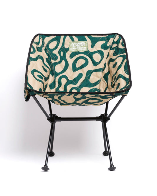 Shop Yellowstone Geysers Packable Camp Chair Inspired by Yellowstone NP | green-and-natural