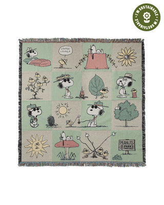 Peanuts x Parks Project Sustainably Crafted Cotton Blanket 