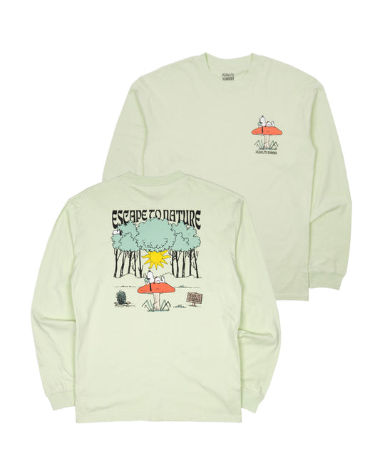 Shop Peanuts Escape to Nature Long Sleeve Tee Inspired by Parks