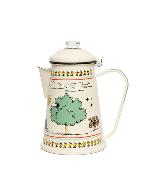 Shop Peanuts x Parks Project Enamel Percolator Inspired by Parks 