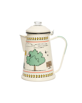Shop Peanuts x Parks Project Enamel Percolator Inspired by Parks 