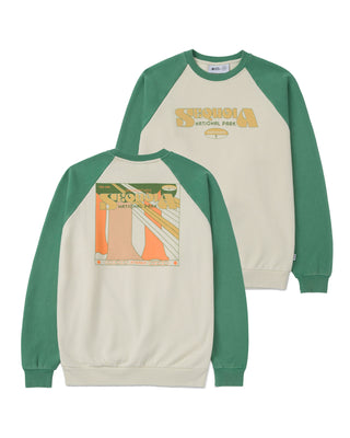 Sequoia Greatest Hits Raglan Crew Inspired by Sequoia National Park | sage