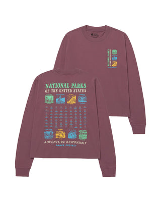 Shop Parks Stacked Boxy Long Sleeve Tee Inspired By National Parks