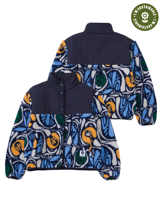 Winter-Ready Womens' Fleece Jacket Inspired By National Parks
