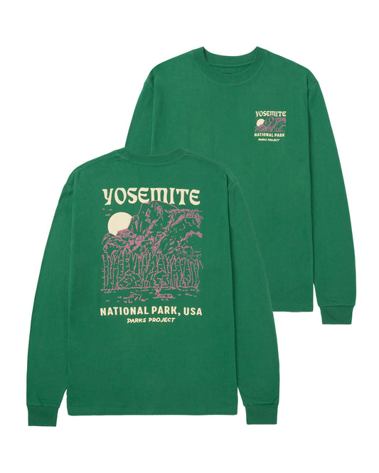 Shop Yosemite Puff Print Long Sleeve Tee Inspired by National Parks