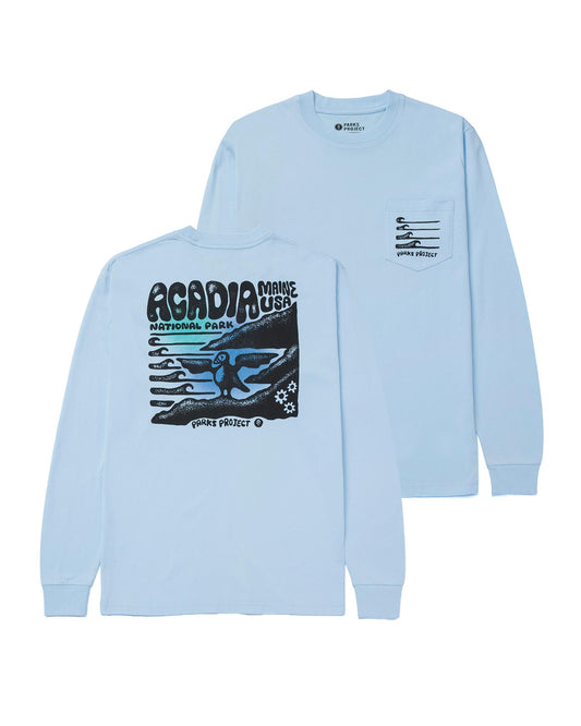 Parks Project | Acadia Puffins Long Sleeve Tee | National Park LS