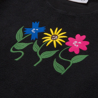 Shop Night Flower Friends Crewneck Inspired by our National Parks | black