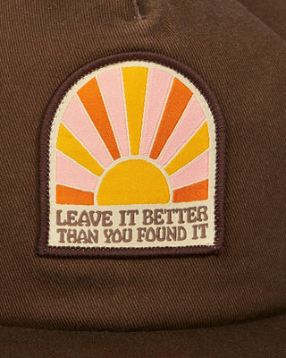 Shop Leave it Better Sunrise Patch Hat Inspired by our National Parks | brown
