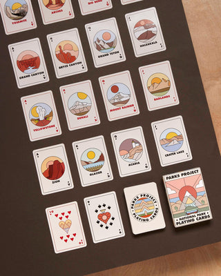 Shop Minimalist Playing Cards Inspired By Our National Parks | multi-color