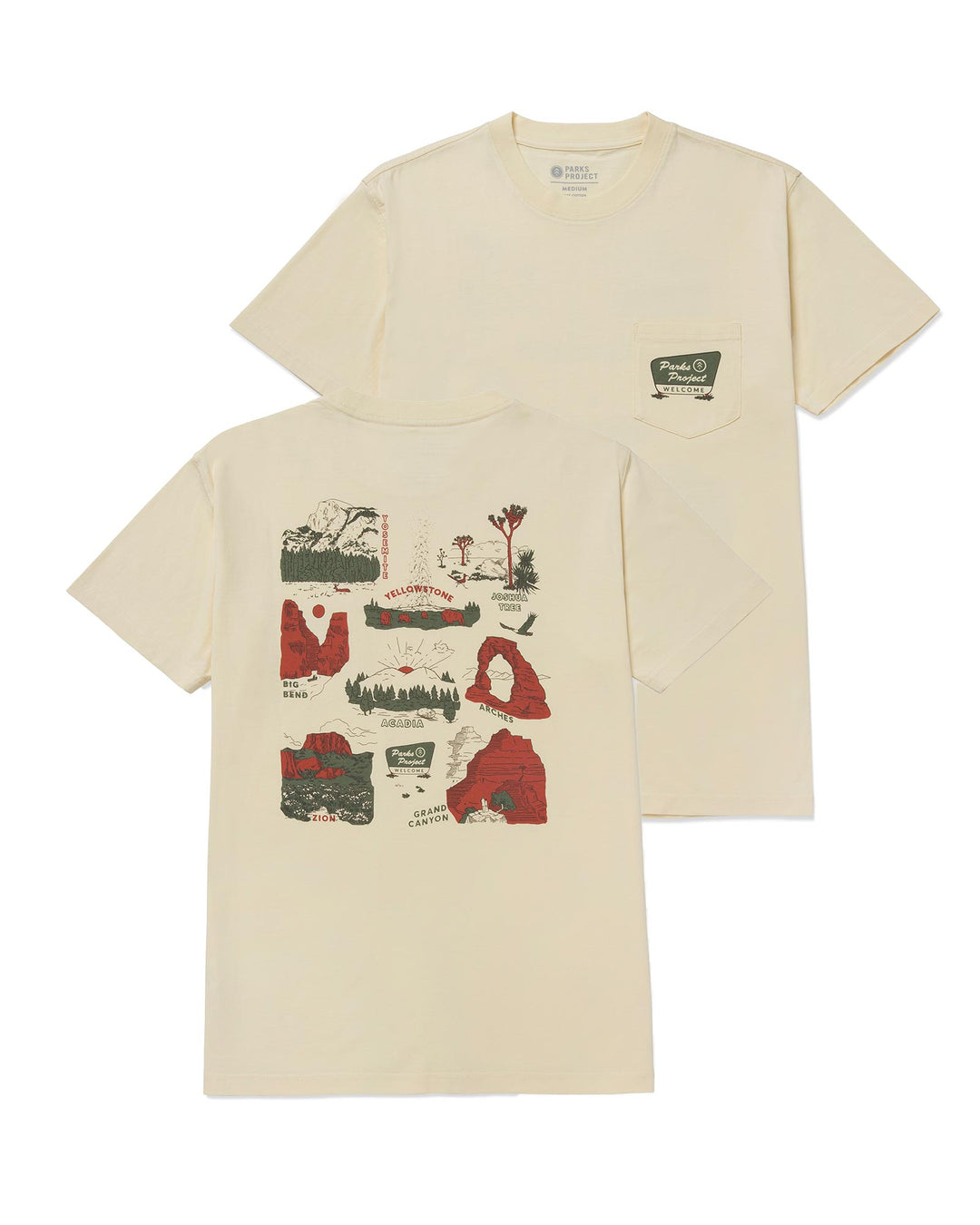 Shop National Park Welcome Pocket Tee Inspired By Our National Parks ...