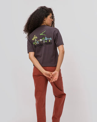 Shop National Parks Fungi Pocket Tee Inspired by our National Parks | graphite