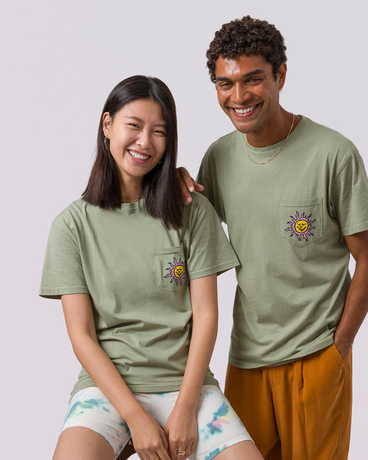 Shop National Parks 90s Doodle Tee Inspired by National Parks | light-green