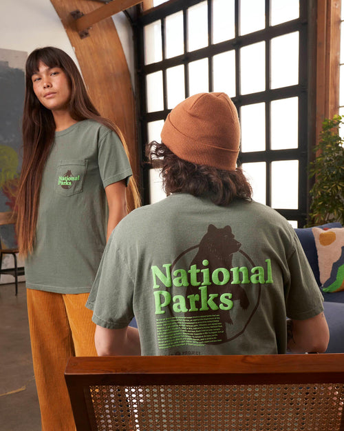 Our National Parks Puff Print Pocket Tee | Parks Project | National Park Puffy Tee