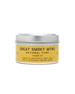 Shop Great Smoky Mountains Fraser Fir Candle Tin  Inspired by Great Smoky Mountains | multi-color