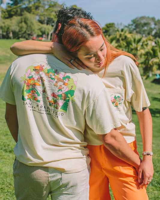 Shop San Francisco Parks Alliance Park Lovers Pocket Tee Inspired by SF Parks | natural