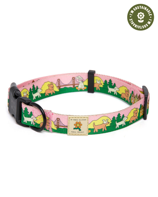 Shop San Francisco Parks Alliance Park Lovers Club Collar Inspired by our National Parks | pink