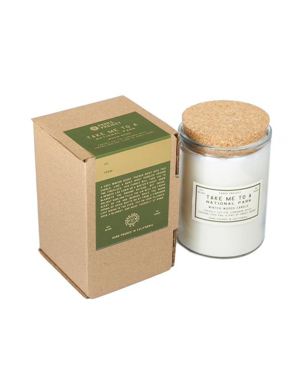 Shop Take Me to the Parks Winter Woods Candle Inspired by our Parks | clear