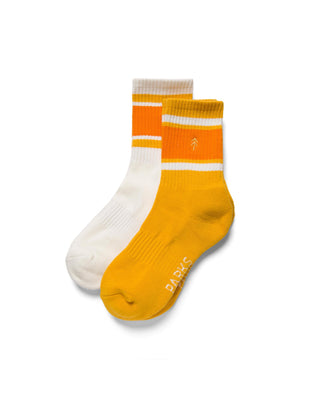 Shop Trail Crew Tube Socks 2 pack Inspired By National Parks | white-and-yellow