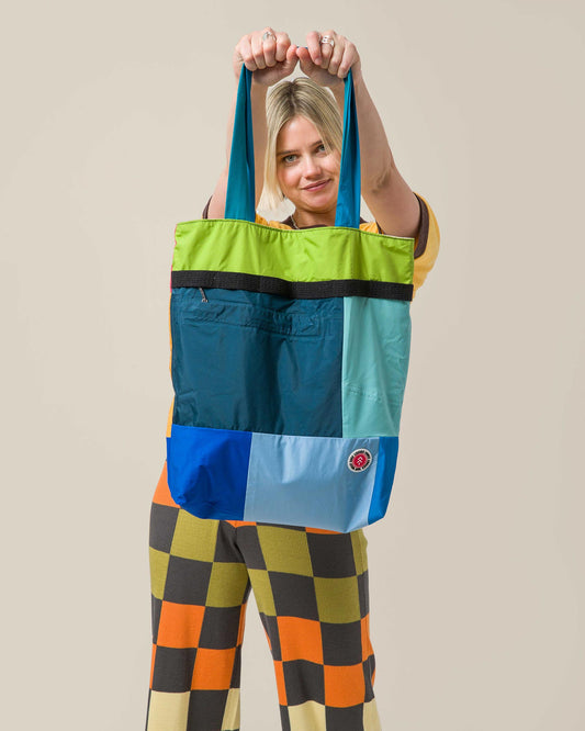 Shop What Goes Around Upcycled Tote Bag Inspired by our National Parks | multi-color