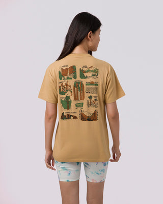 Shop Welcome to California's National Parks Tee Inspired by our National Parks | mustard