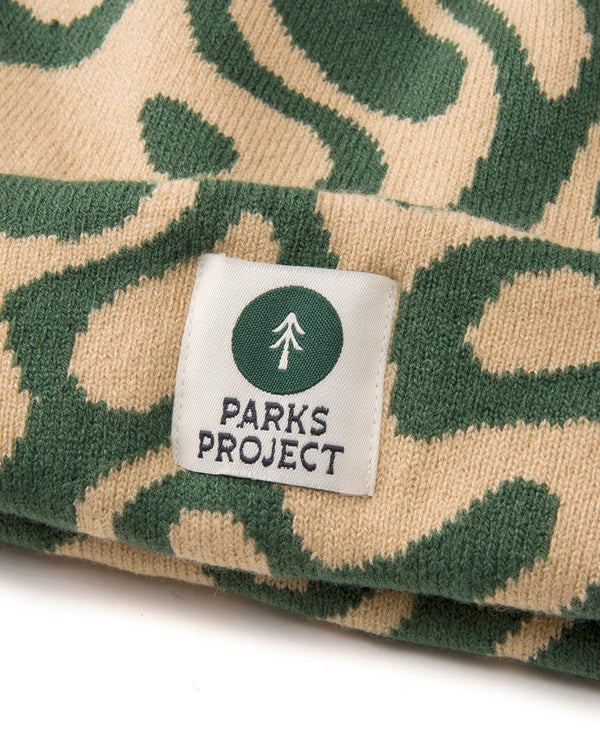 Shop Yellowstone Geysers Beanie Inspired by Yellowstone National Park | green-and-natural
