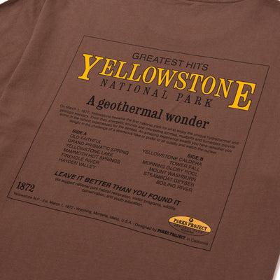 Shop Yellowstone's Greatest Hits Tee Inspired by Yellowstone National Park | brown
